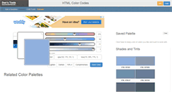 Desktop Screenshot of hexcolortool.com